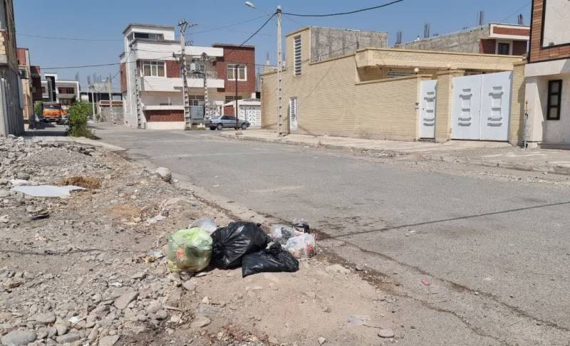 زباله‌های تلنبار در جیرفت و قول شهردار جدید